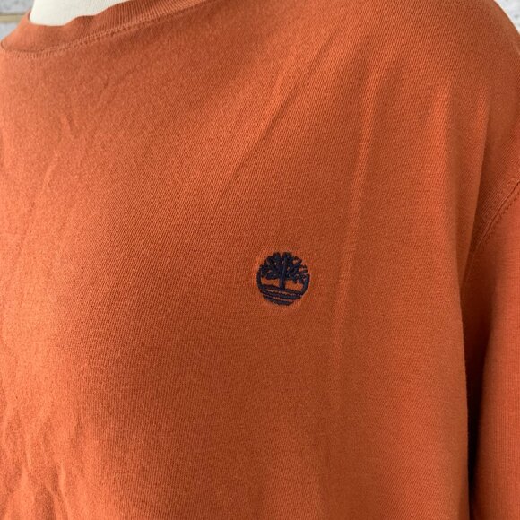 TIMBERLAND MENS  RUSTED  ORANGE COTTON SHIRT SIZE L  MADE IN INDIA - Picture 3 of 8
